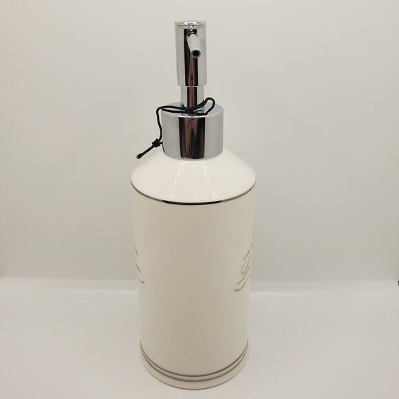 New Kassatex ALB-LD-W Le Bain PORCELAIN Lotion Dispenser , White *GENUINE*  NWT - Picture 3 of 9